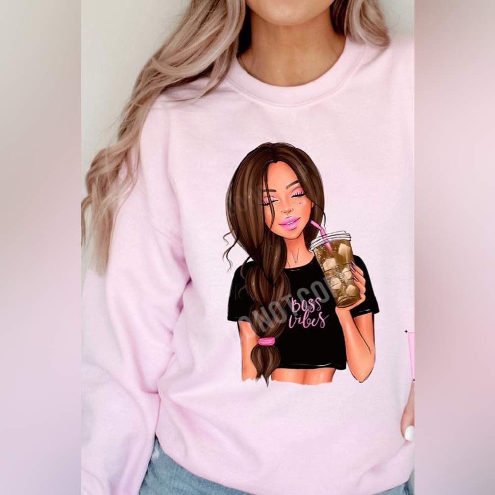 Custom printed crewneck sweatshirts